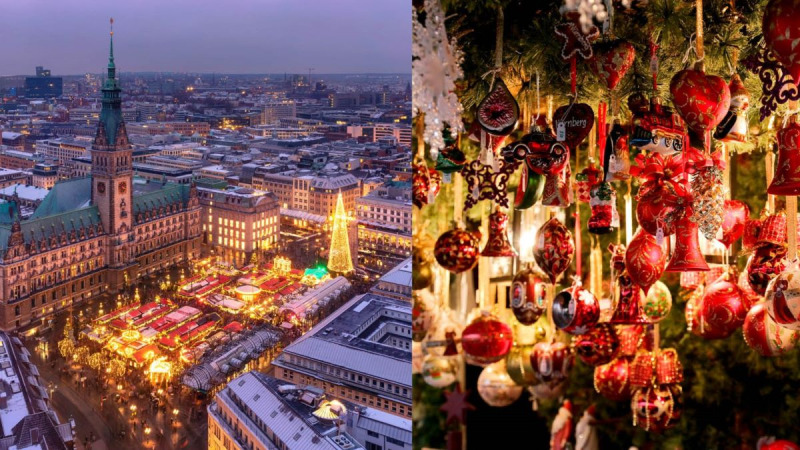 Julmarknad i Hamburg